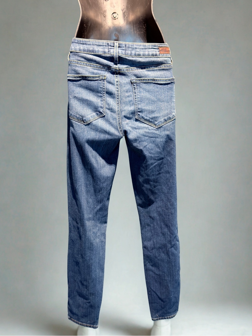 PAIGE Blue Slim Straight Jeans